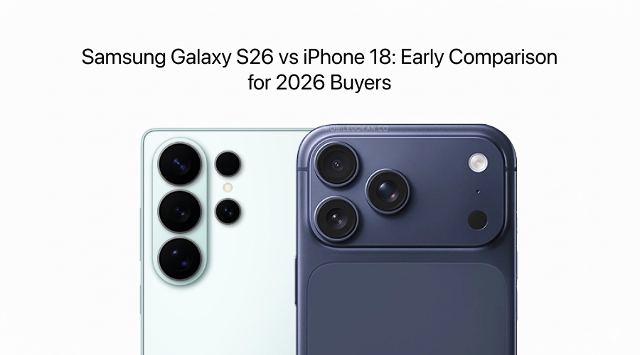 iPhone 18 vs Samsung Galaxy S26: Early Comparison for 2026 Buyers