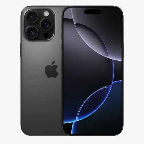 Apple iPhone 16 Pro Black Titanium back view