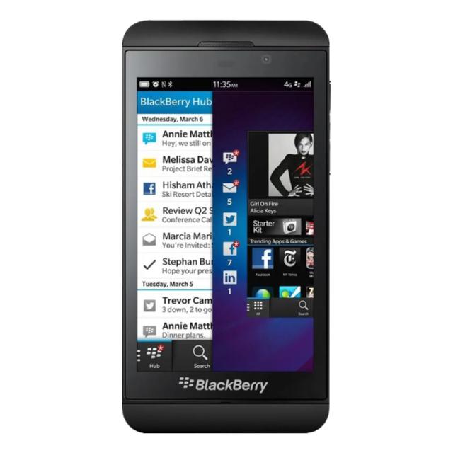 BlackBerry Z10 front view