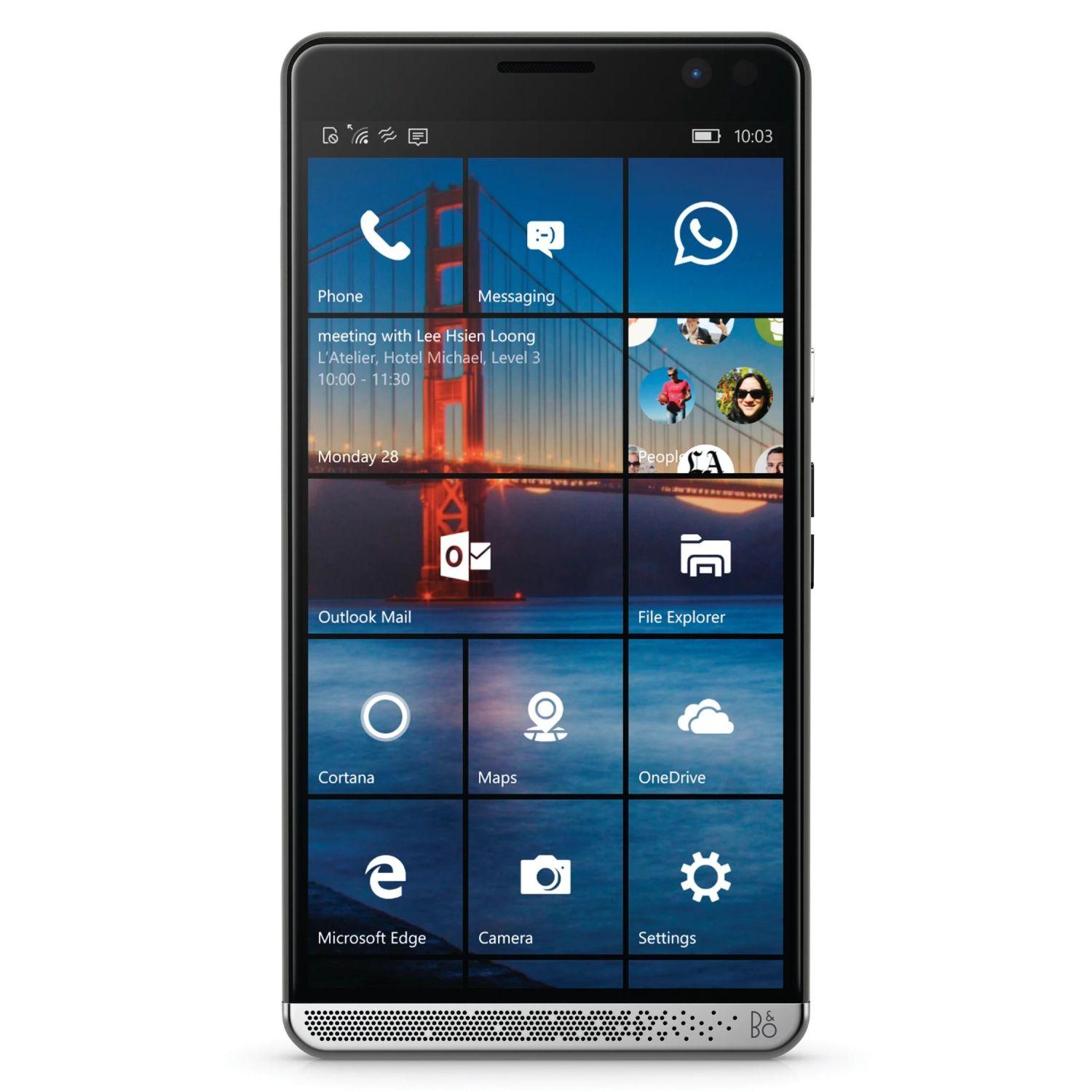 HP Elite x3 front view