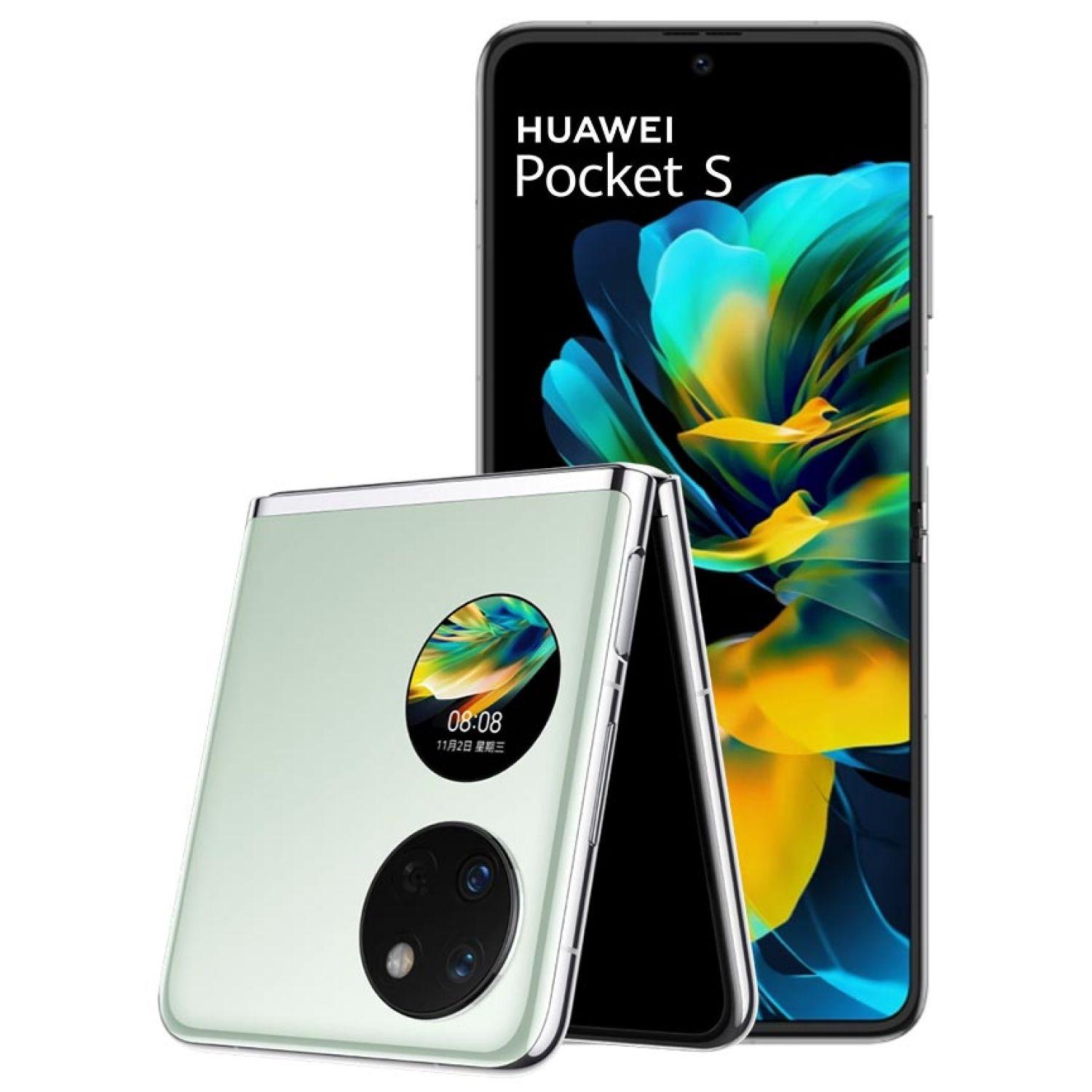 Huawei Pocket S front with foldable back view