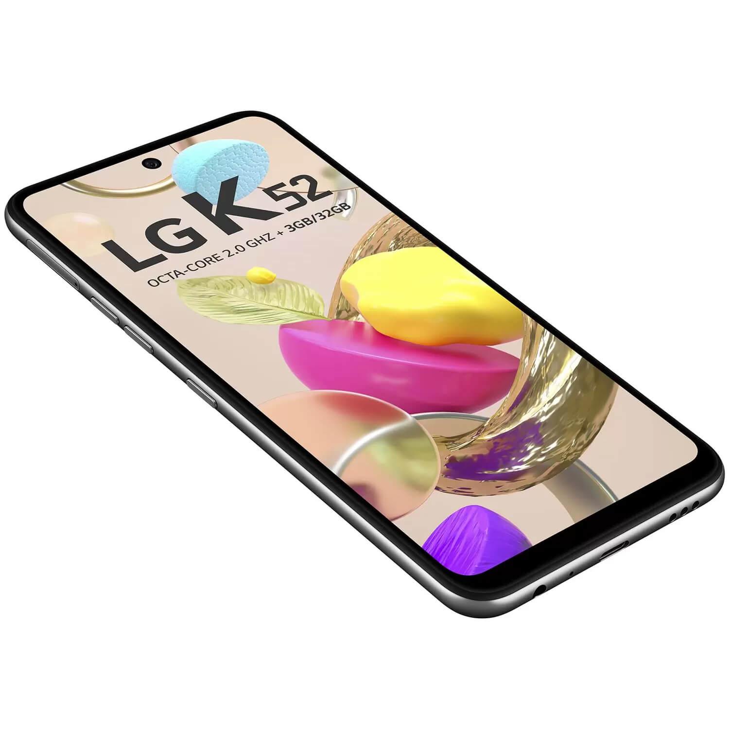 LG K52 front view