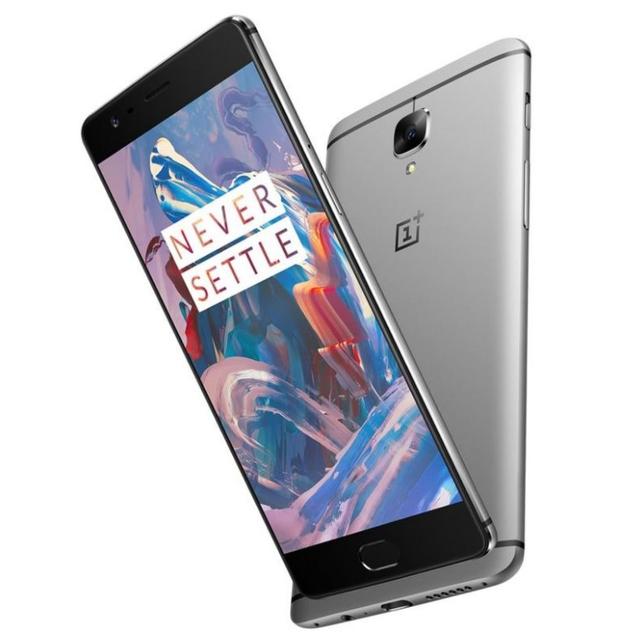 OnePlus 3 front and back view