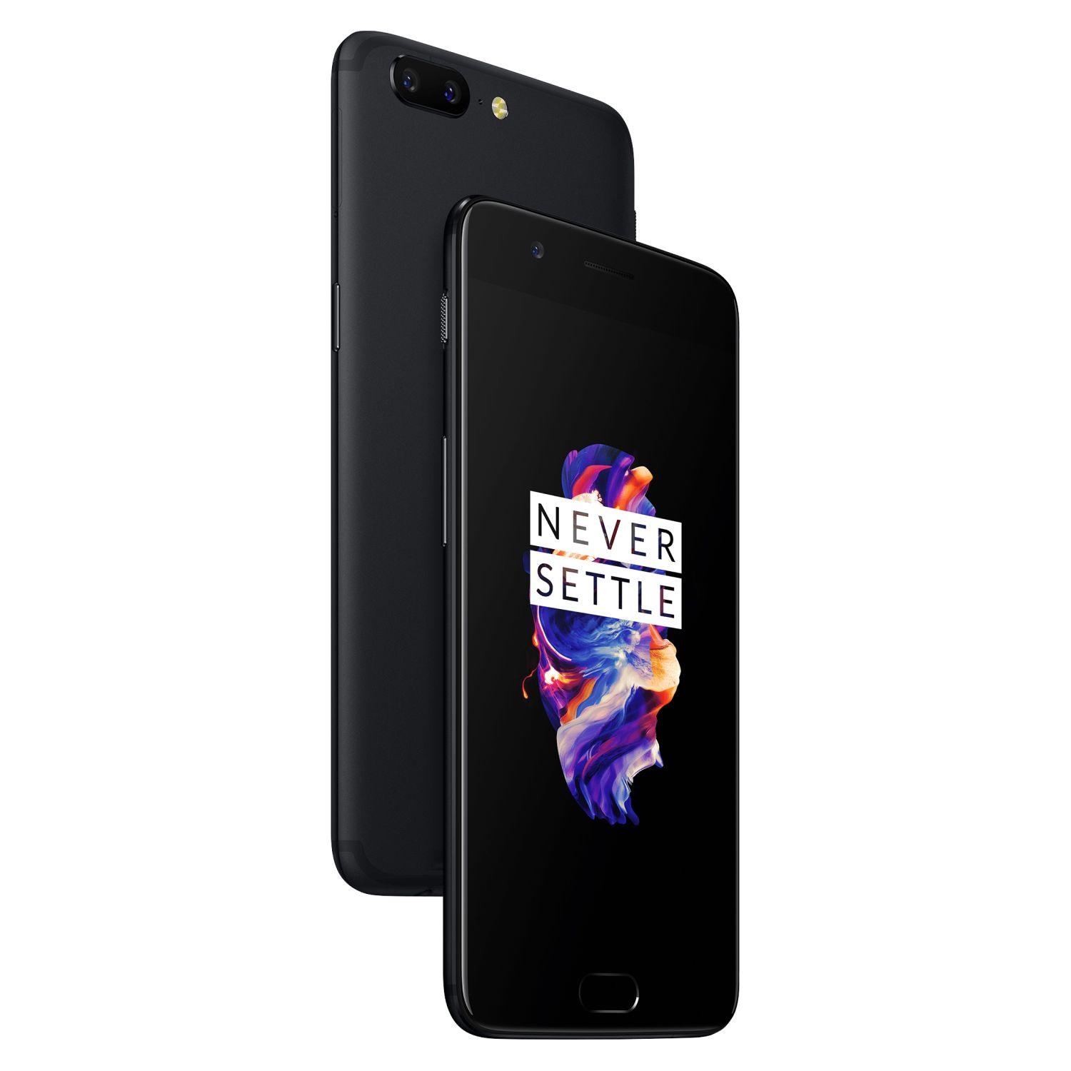 OnePlus 5 back and front view