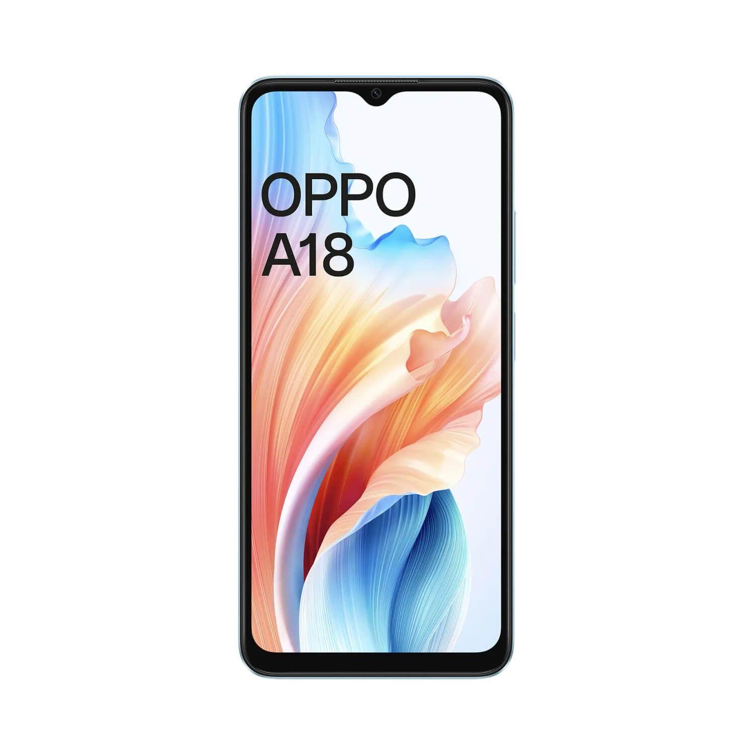 Oppo A18 front view