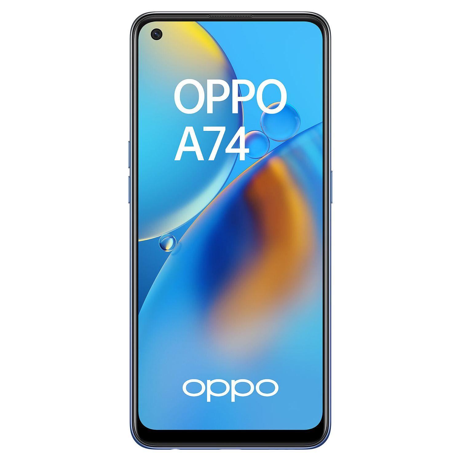 Oppo A74 front view