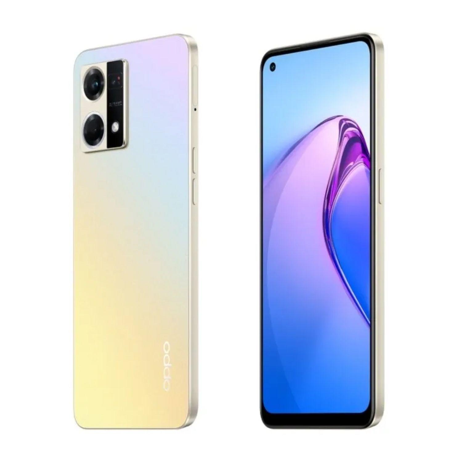 Oppo Reno8 4G back and front view