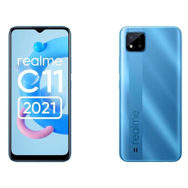 Realme C11 (2021) front and back view