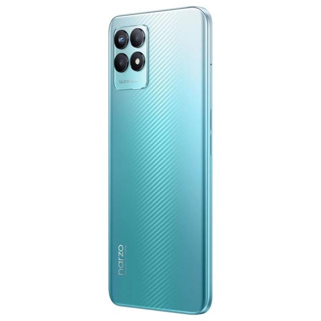 Realme Narzo 50 back view