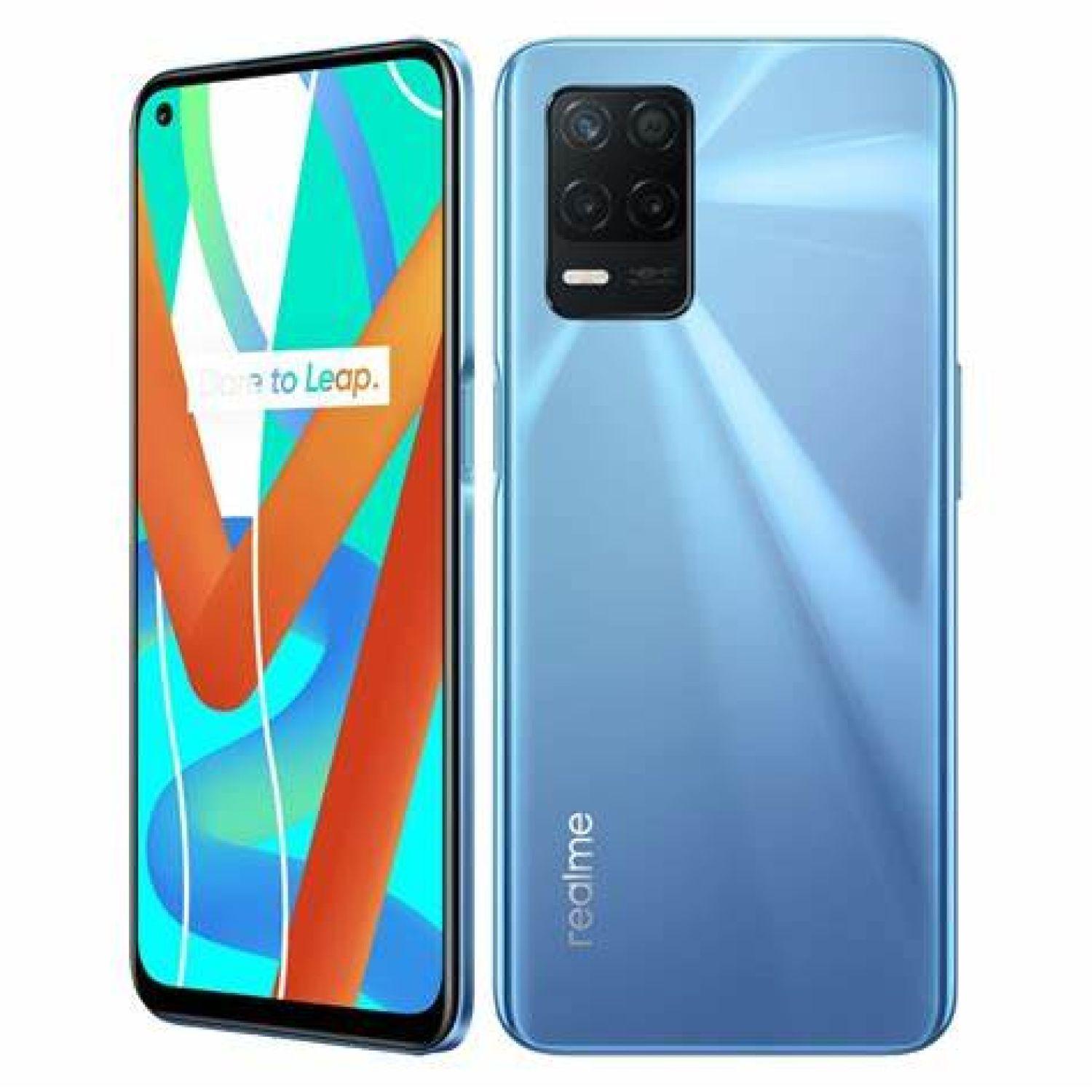 Realme V13 5G back and front view