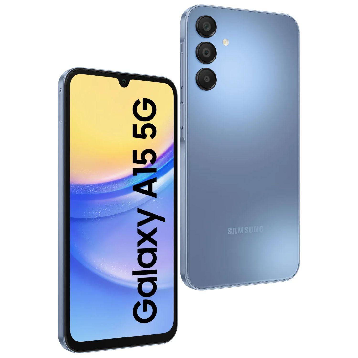 Samsung Galaxy A15 5G back and front view