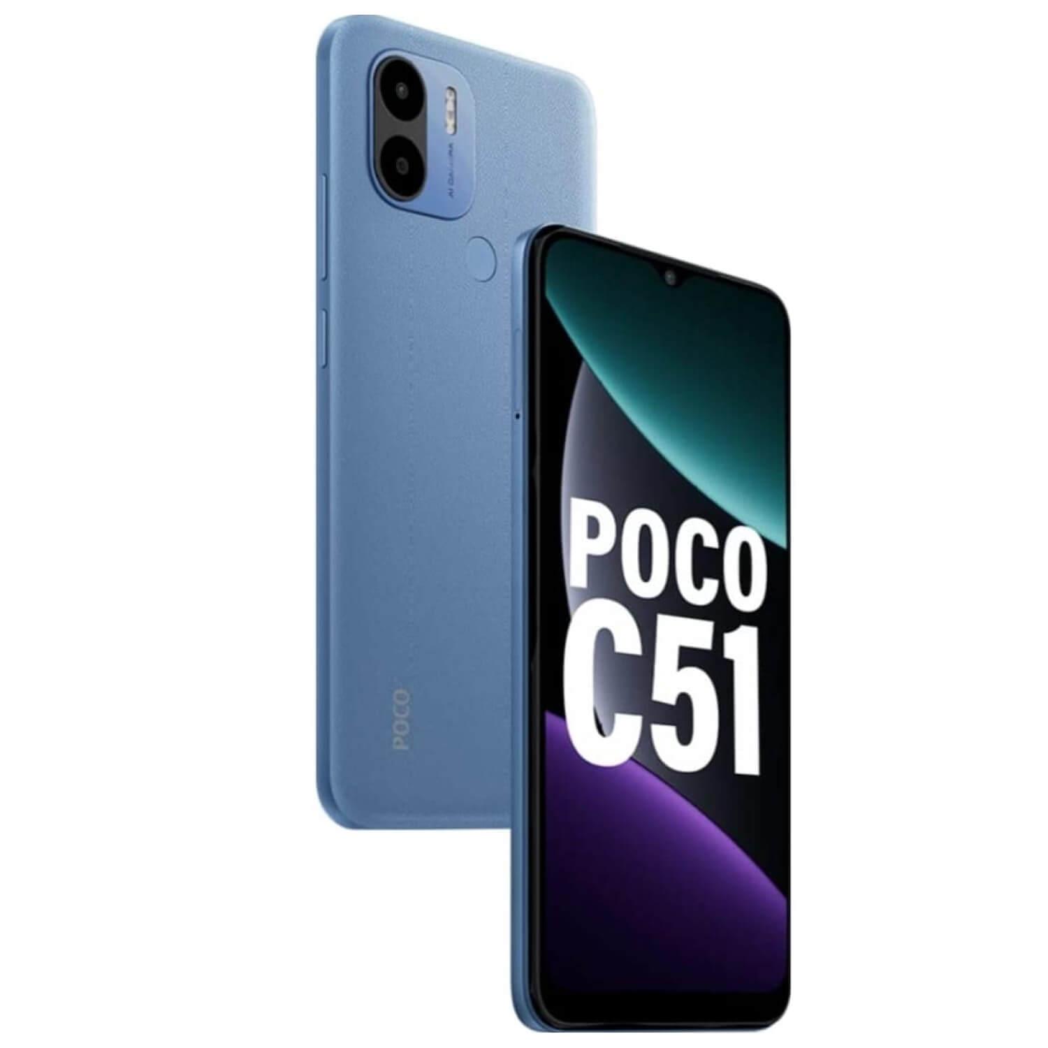 Poco C51 back and front view