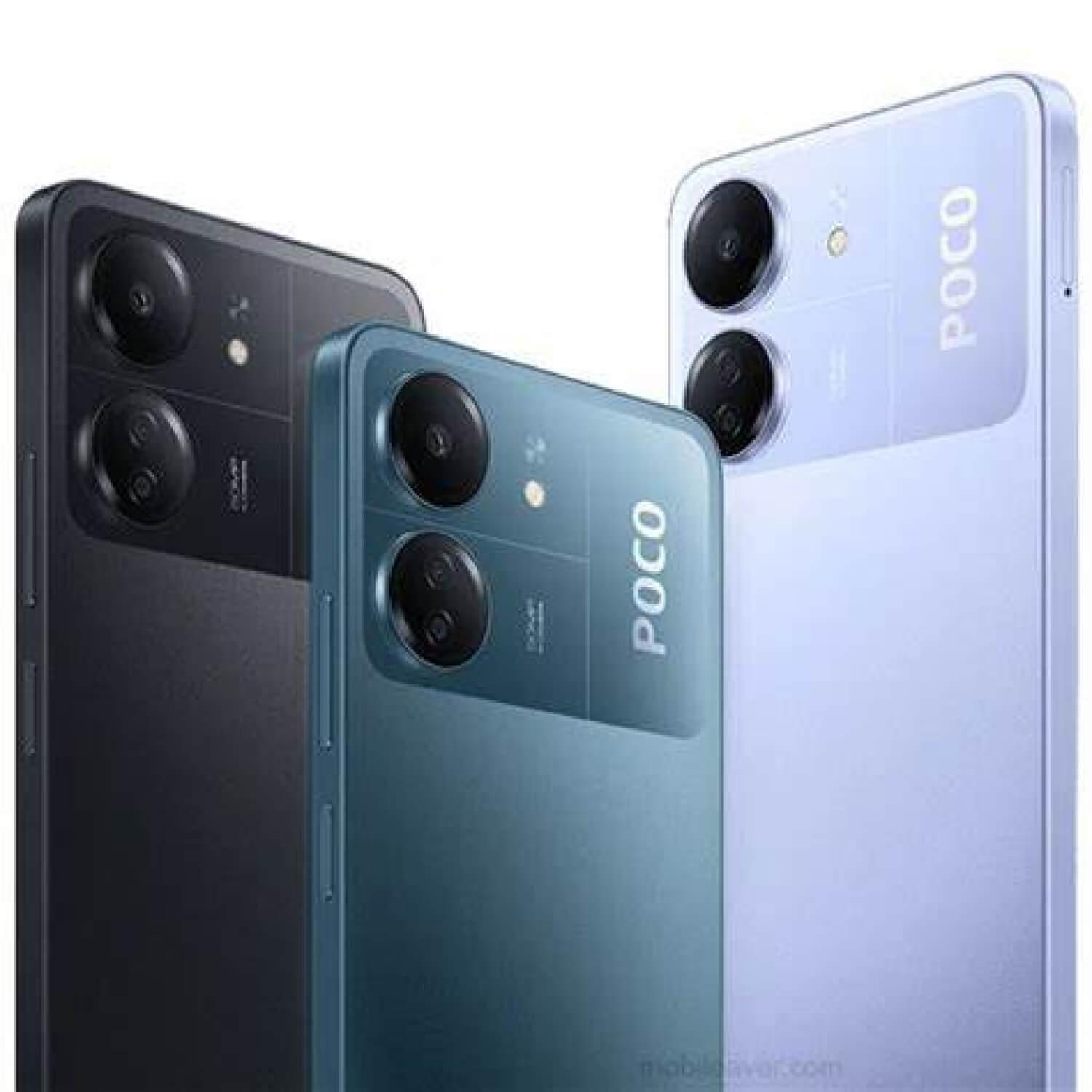 Poco C65 with colors variants