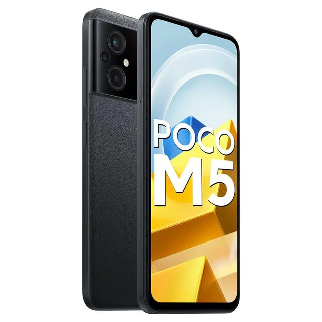 Poco M5 back and front view