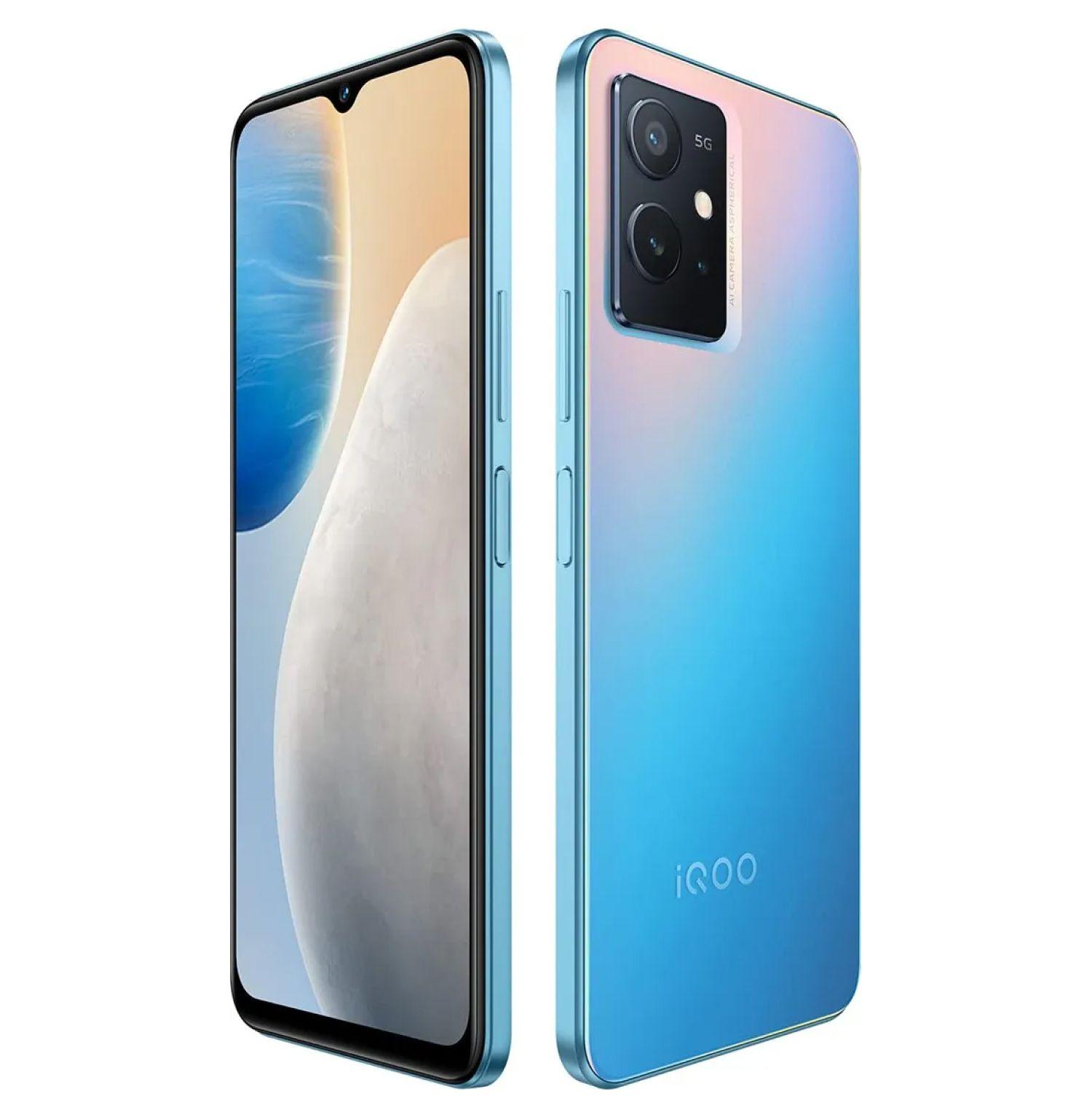 iQOO Z6 back view and front view