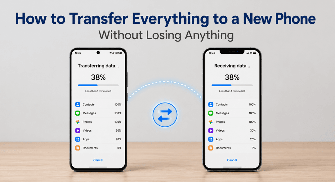 How to Transfer Everything to a New Phone Without Losing Anything