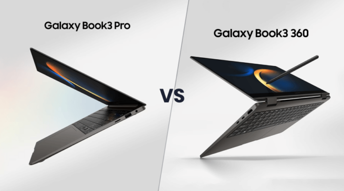 Samsung Galaxy Book 3 Pro vs Samsung Galaxy Book 3 Pro 360