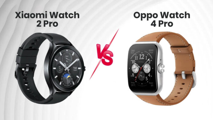 Xiaomi Watch 2 Pro vs. Oppo Watch 4 Pro