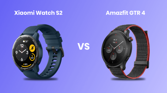 Xiaomi Watch S2 vs Amazfit GTR 4