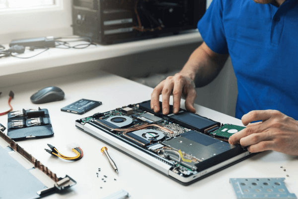 Disassemble the Laptop : How to Upgrade a Laptop Graphics Card