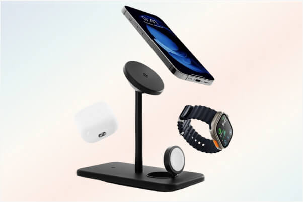 HiRise 3 Deluxe 3-in-One Charging Stand Accessories for iPhone