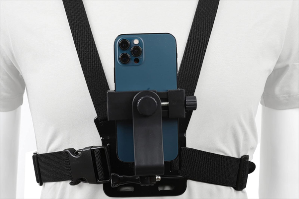 KINGKI Mobile Phone Chest Mount Harness Strap