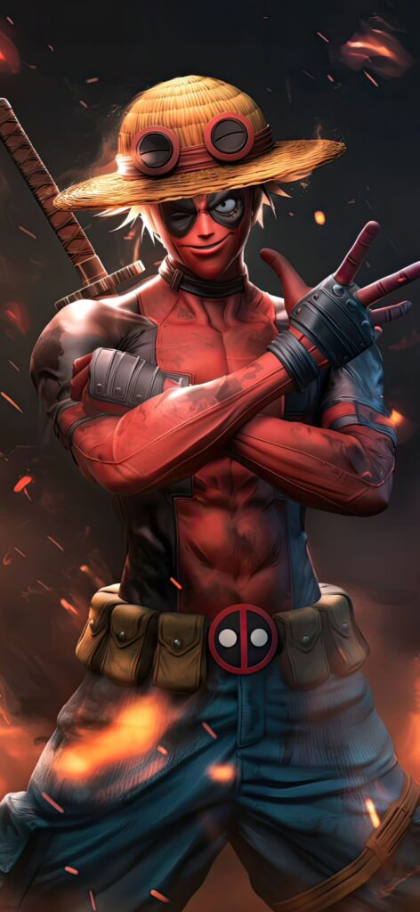 Monkey Di Luffy X Deadpool