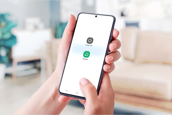 Restart Your Device - Easy Step to Fix Green Line Issues on Mobile Screen