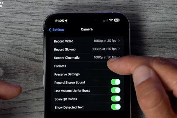 SETTING NO. 14: Preserve Camera Settings on Your Favorite iPhone 15 - Best Camera Setting for iPhone 15 Model