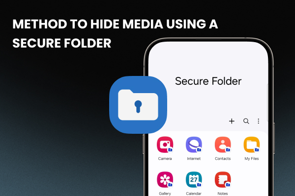 Method to Hide Media Using a Secure Folder